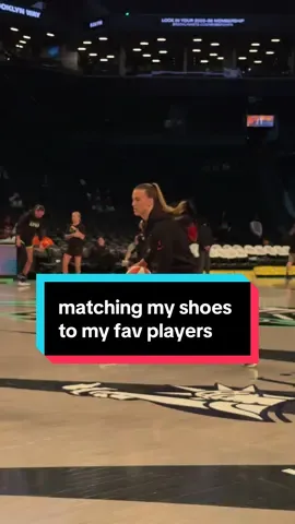 I wish I had a clip with Aja 😭😭😭 next time she’s here I will!! #WNBA #wbb #sabrinaionescu #courtneywilliams 
