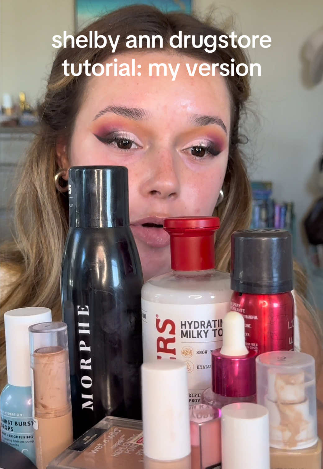 loved the queen @Shelby Ann version but wanted to highlight some other drugstore products i love🫶🏼 @Thayers @e.l.f. Cosmetics @Maybelline NY @loréal paris usa @NYX Professional Makeup @ColourPop Cosmetics @essence.cosmetics @Morphe Cosmetics @wetnwildbeauty 