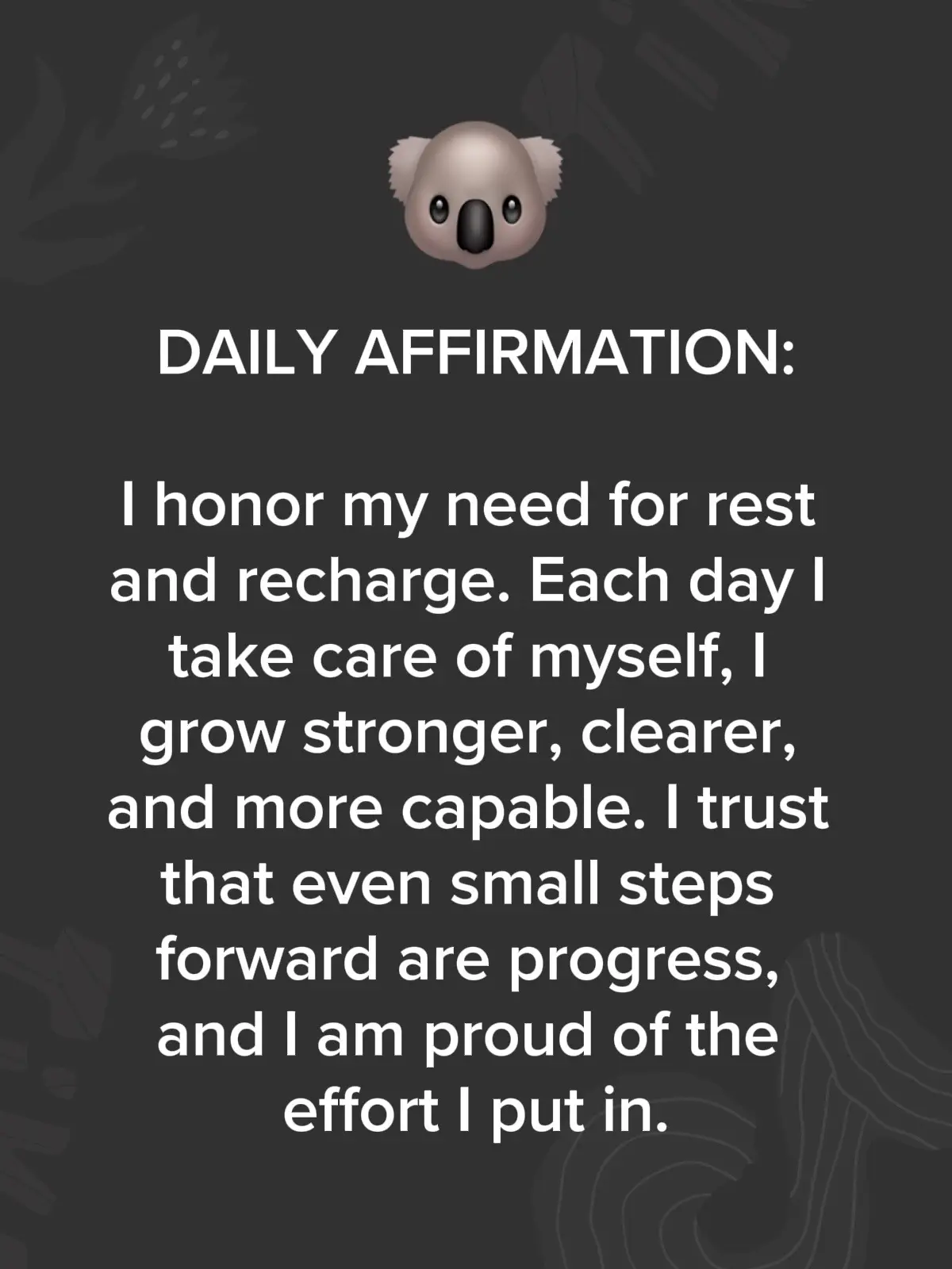 We all need alittle affirmation. #wegotthis #fyp #SelfCare #MentalHealth 