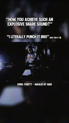 Bro literally punched the snare 😤🔥 