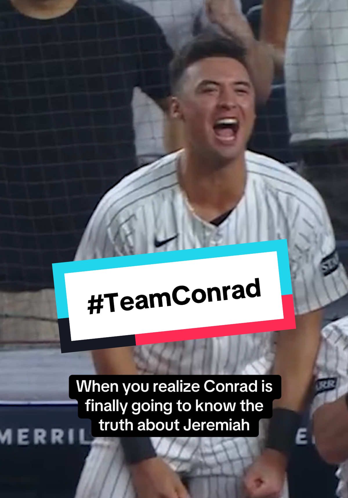 It’s always been #teamconrad 🗣️ #thesummeriturnedpretty #tsitp #yankees 