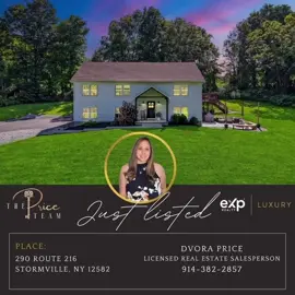 ✨🏡 Just Listed! ✨ Welcome to this stunning 6 yrs young oversized high ranch featuring 3 spacious bedrooms, 3 full baths, high ceilings, hardwood floors, and a fully finished basement! The gourmet kitchen boasts granite countertops, and the outdoor space offers a deck & patio in a serene private setting 🌳. Plus, an oversized 2-car garage completes the package! 📍 290 Route 216 💫 Fully Updated & Move-In Ready 📲 Contact The Price Team eXp Luxury for a private showing today! #JustListed #DreamHome #RaisedRanch #HudsonValleyHomes #thepriceteamexpluxury