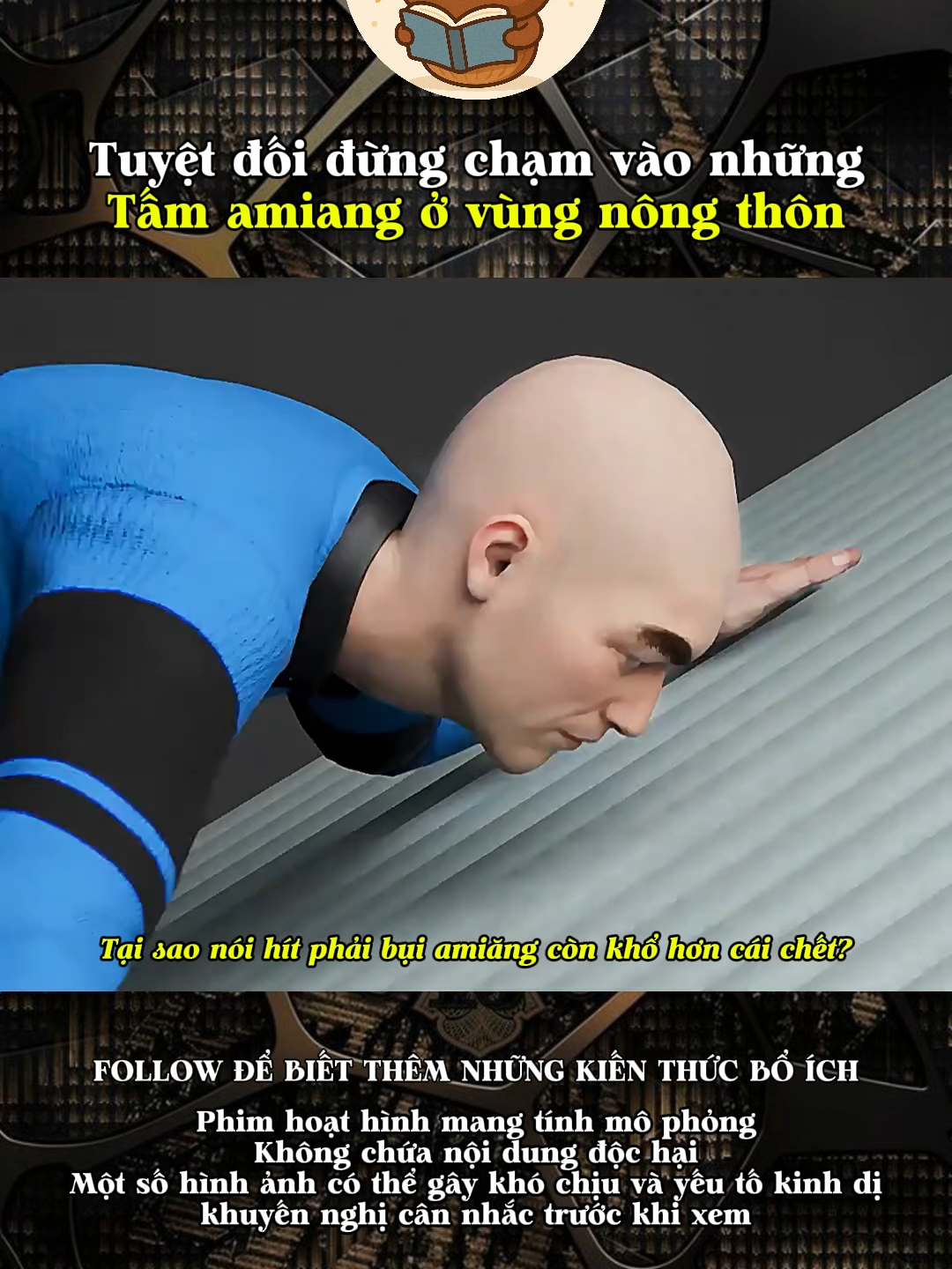 Tuyệt đối đừng chạm vào những tấm amiang ở vùng nông thôn #kienthucthuvi #khoahoc #khampha #LearnOnTikTok #kienthuc #xh