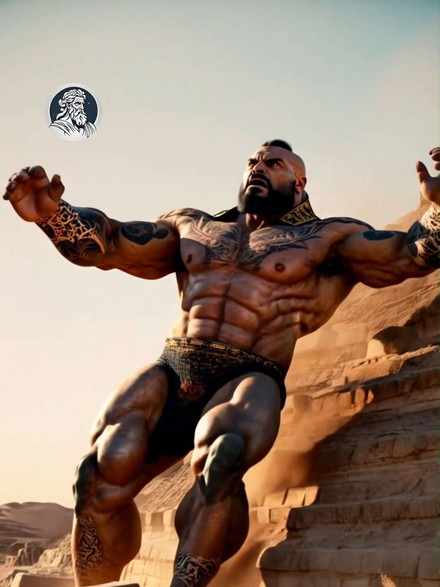 HOW THE PYRAMIDS WERE MADE #cadamitologia #ai #giants #desert #egypt #pyramids #alien #fyp