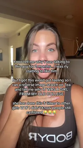Dropping your match’s pic into Tea’s ✨catfish detector✨ is ALWAYS a good idea 🎣🕵️ #catfish #datingtips #datinghacks