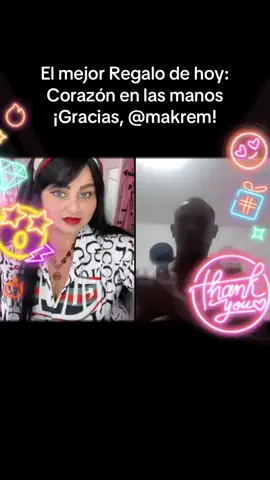 Uno de los mejores Regalos en mi LIVE. ¡makrem, gracias por apoyar mi contenido!@makrem #tiktoklive #livehighlights #livegift #handhearts #corazónenlasmanos 