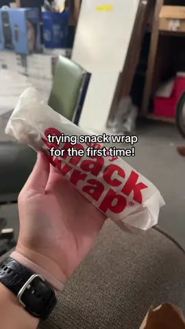 trying mcdonald’s snack wrap for da first time 😝 #mcdonalds #lunch #snackwrap #lunchbreak #food 
