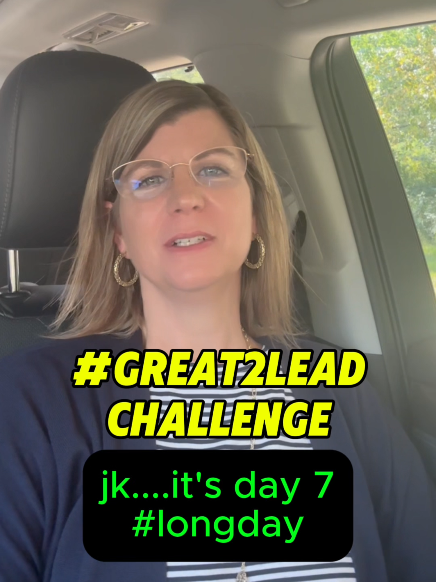 Day 7 of the GREAT2LEAD Challenge: Being a school leader can be hard some days, but no matter how hard the day, there is always something we can highlight as 