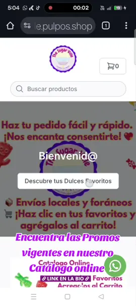 Encuentra el link a nuestro Catálogo online en www.thesugarville.com