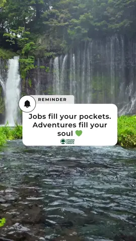 Jobs keep the lights on… but adventure keeps the fire alive. 🌍✨ Where’s your next soul-filling adventure taking you? #AdventureAwaits #ExploreMore #Wanderlust #TravelVibes #NatureLovers     