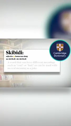 Reporter’s Notebook: The word ‘Skibidi,’ newly added to the Cambridge dictionary, may have changed in definition, but its rise and fall over the years shows how words live and die through human connection, creativity and a little bit of nonsense. Here’s John Dickerson. #words #word #skibidi #dictionary #vocabulary 