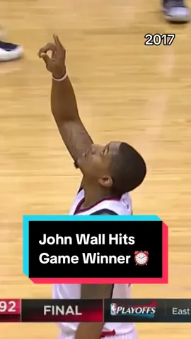 Relive John Wall's go-ahead shot in the final seconds of the Wizards' 92-91 Game 6 victory over the Celtics 🎞️ #NBA #basketball #JohnWall #Wizards #NBAPlayoffs 