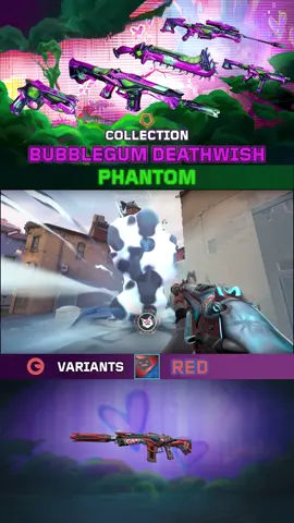 New Valorant Skin Bubblegum Deathwish Phantom Showcase Hiệu ứng Phantom trong bộ sưu tập Bubblegum Deathwish _____ @valorant.vietnam #valorantcreatorrush #Valorant #valorantvn #valorantgaming #origingamingvn #valorantskins #valorantvng
