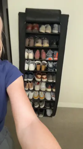 Stack it, store it, love it ✨ this shoe rack keeps every pair in place! Ad  #ShoeRack #ClosetOrganization #StorageHacks #OrganizedLiving #SpaceSaver