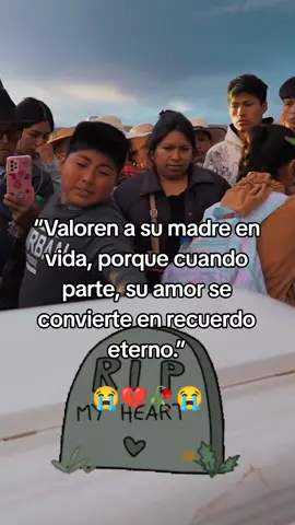 La última despedida de un niño que no acepta que su madre haya partido al más allá. aquí entendemos que la madre es el mejor tesoro que tenemos en la vida y muchas veces no valoramos a esa mujer que hace todo lo posible para sacarnos adelante incluso dejando a un lado su propia vida por darnos un pan que comer nosotros sus hijos valoremos a mamá que ellas son únicas y no son eternas 💔🥀😭#mamita #despedidadeunamadre #Alcides_013 #tristerealidad 