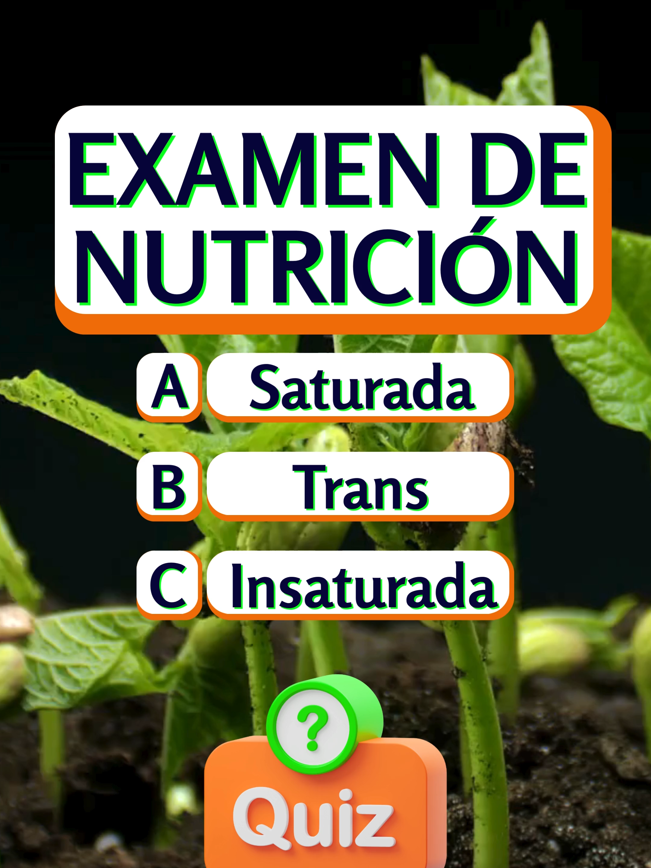 🥦 Examen de Nutrición 🍎 ❓ ¿Podrás acertar las 5 preguntas? ✨ ✍️ Pon tu respuesta 👇 👀 Te leo 💬 #quiz #nutrición #acertijosmentales🧠 #alimentos #retos #datos