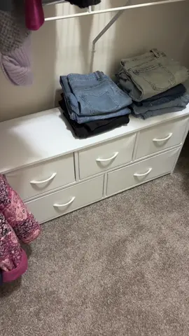 This fabric dresser has honestly been the BEST thing I’ve bought on TikTok Shop. It’s affordable, holds so many clothes, and keeps my space looking clean and organized. If you’re tired of piles on the floor, this is a game changer ✨ #tiktokmademebuyit #smallspacehacks #roomorganization #apartmentessentials 