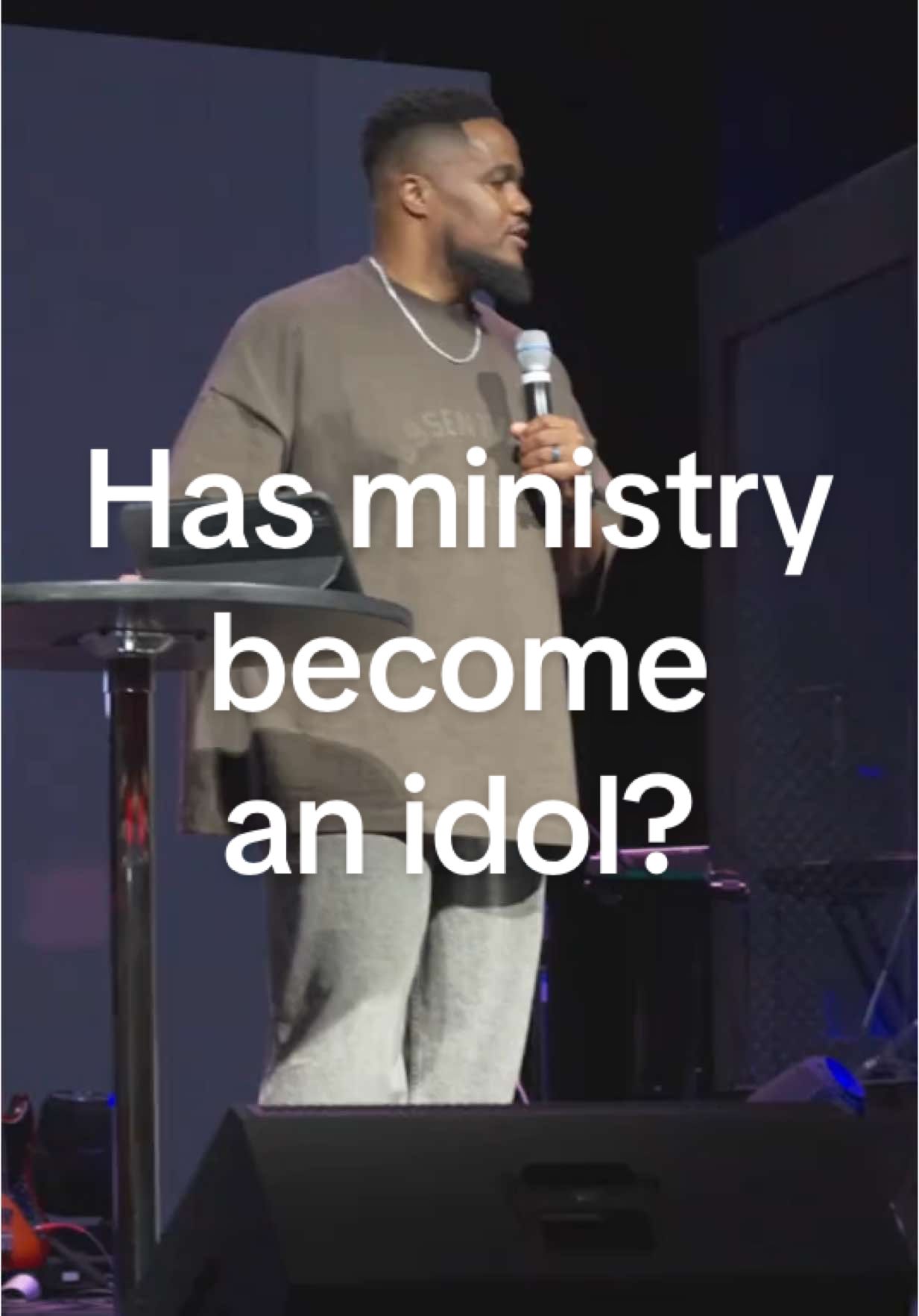 Don’t turn ministry into a mistress. 