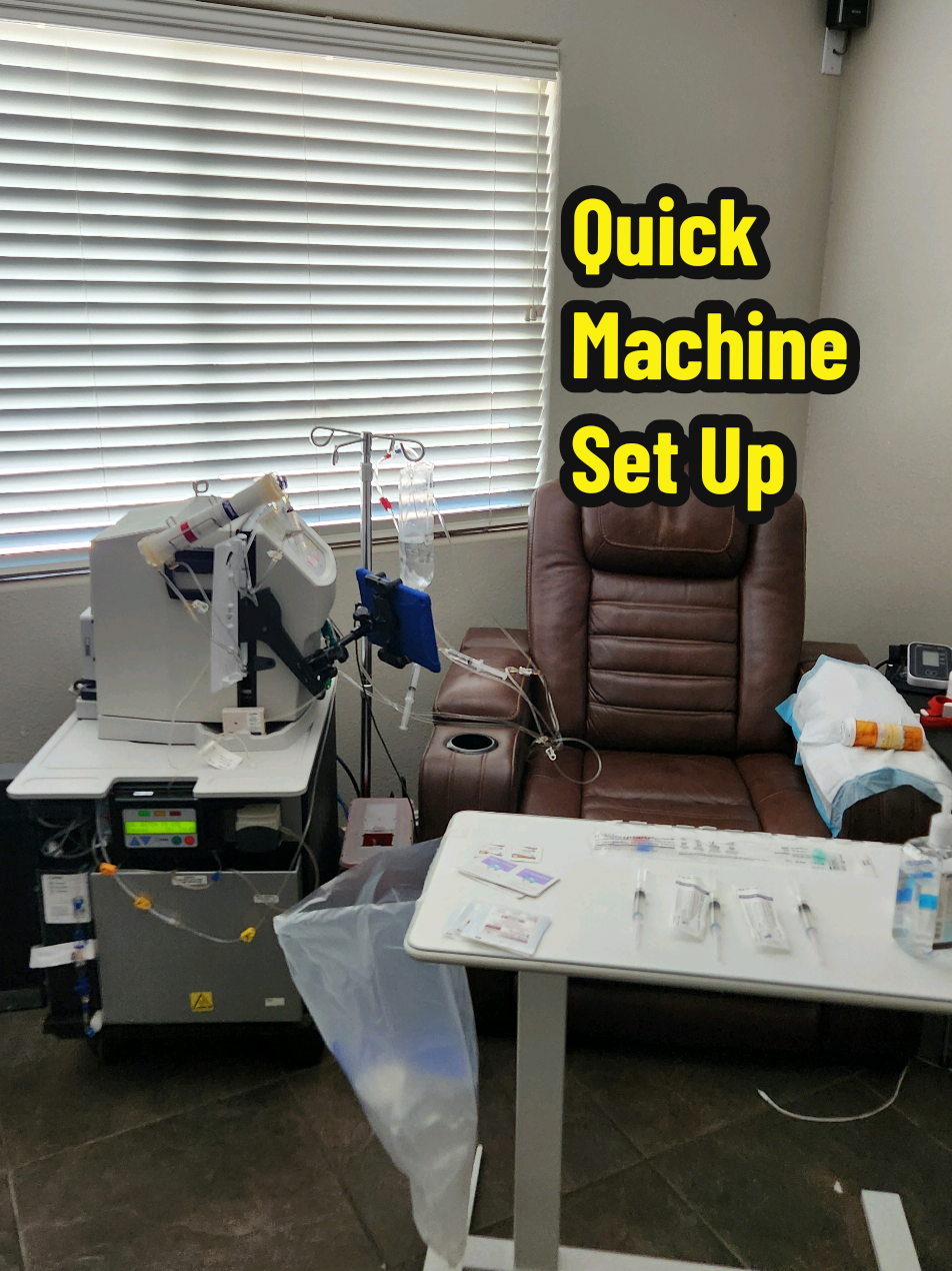 Lets do a quick hemo dialysis machine set up for treatment! #ckdwarrior #dialysis #chronicillness #kidneyfailure  #transplant 