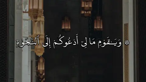 ﴿۞ وَيَـٰقَوْمِ مَا لِىٓ أَدْعُوكُمْ إِلَى ٱلنَّجَوٰةِ وَتَدْعُونَنِىٓ إِلَى ٱلنَّارِ﴾‬.     #ادريس_ابكر #قران #القران_الكريم #اكسبلور #quranrecitation 