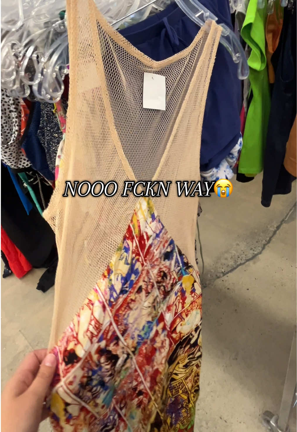 you’re LYINGGGG‼️🥹 I can’t believe this gem was literally just sitting on the rack. Vintage 90’s Jean Paul Gaultier “Safe Sex Forever” fishnet comic print dress 🫢 The thrift has really been blessing me lately ahhh follow for more thrift finds <3 #jeanpaulgaultier #jpg #90s #thriftfinds #thrifttok 