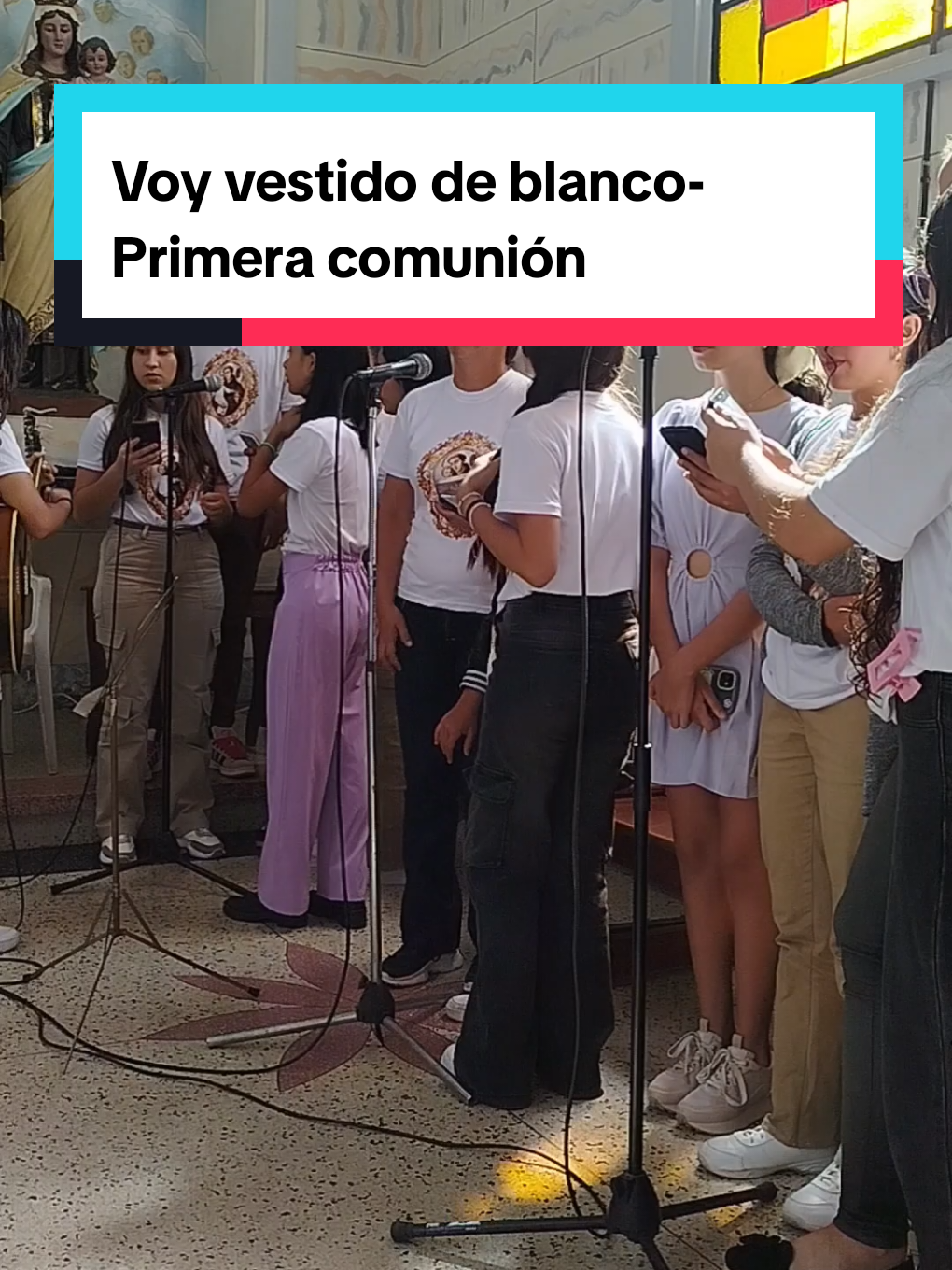 Canto de primera comunión - Voy vestido de blanco #catolicos #primeracomunion #cantocatolico #iglesiacatolica #creatorsearchinsights 