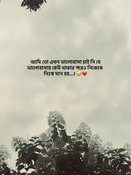 আমি তো এমন ভালোবাসা চাই নি যে ভালোবাসায় কেউ থাকার পরেও নিজেকে নিঃস্ব মনে হয়..! 😅💔#foryou #fay #tending #bdtiktokofficial #your_jahid_05 @TikTok 