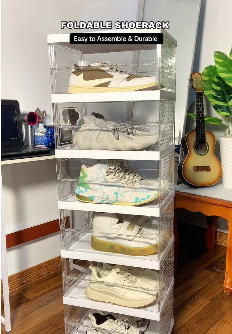 ang ganda ng Foldable shoerack na nabili ko😍  #shoerack #foldableshoerack #shoerackorganizer #foldableshoerackorganizer #multifunctionalshoerackorganizer 