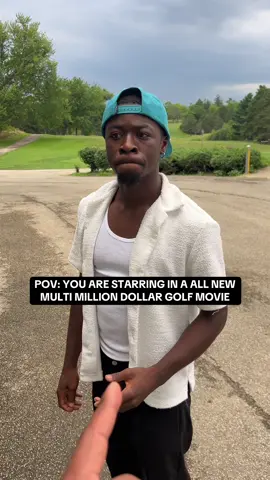 Pov: You are starring in a new movie but everyone thinks yours Damson Idris. #golf #fyp #movie #damsonidris #snowfall 