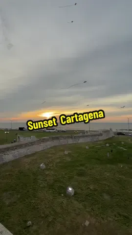 Coucher de soleil à Carthagène #cartagena #colombie #colombia 