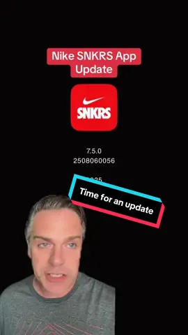 The Nike SNKRS App has been updated to version 7.5.0 on iOS. #sneakerhead #snkrs #nike #hypebeast 