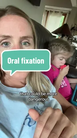 Sanfilippo syndrome is a form of childhood Alzheimer’s, and Liv has peaked and regressed cognitively to about a one year old. She is happy most of the time right now, which we are extremely grateful for. This oral fixation started around 3 years old and we don’t anticipate it slowing down anytime soon. #sanfilipposyndrome #oralfixation #specialneeds 