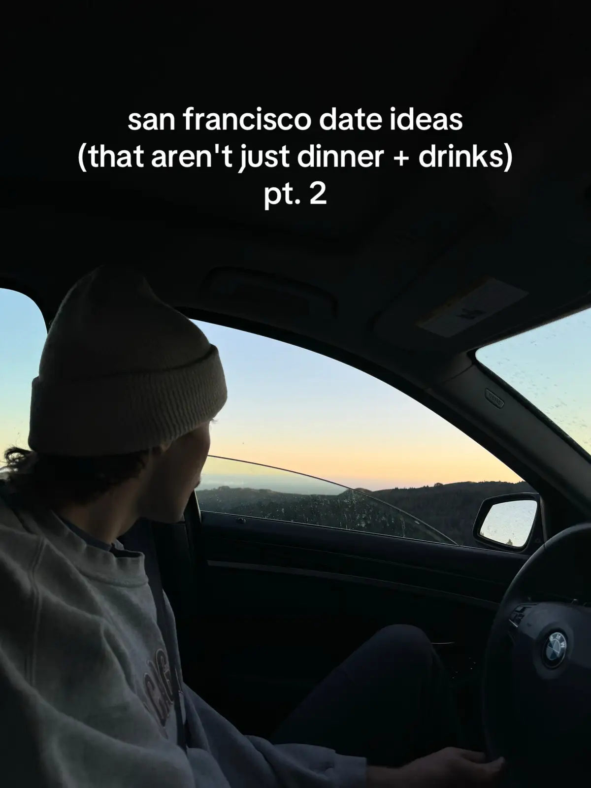 here are more of our favorite dates & things to do as a couple in san francisco that aren't just dinner and drinks!  special shoutout to @Stef Anderson for the inspo of coffee + watching the surf at fort point 🥹♥️  #sanfrancisco #thingstodoinsf #sftok #dateideas #sanfranciscolife 