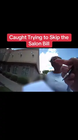 Unpaid Salon Bill Sparks Confrontation #police #trending #tiktok #fyp #foryou 