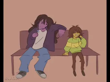 They share one brain cell and I LOVE it, I had this idea for a while I needed to do it x) #deltarune #krisdeltarune #susiedeltarune #krusie #indiegame #krusiedeltarune #animation 