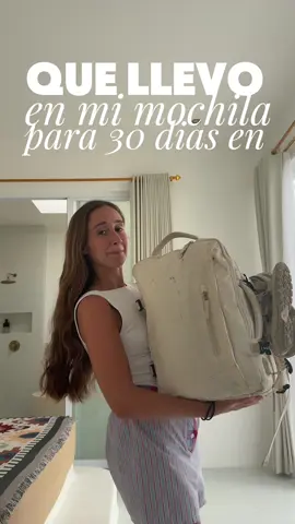 que llevo en mi mochila para viajar 30 Dias por bali, lombok, indonesia!! #bali #mochilera #backpacker #mochilabali #maletabali 