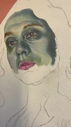 Part 1 of another large oil painting, this one is going to be hard to work on. It takes me back to a very scary traumatic time in my life, but I need to remember that I survived. I carry this trauma with me as a constant companion, but it will not be my captor!  #art #oilpainting #artistsoftiktok #fyf #fyp 