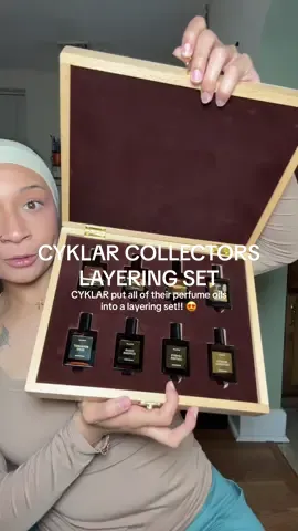 @CYKLAR collectors layering set?! 😍 I’m obsessed with their perfume oils 🤎 ✨