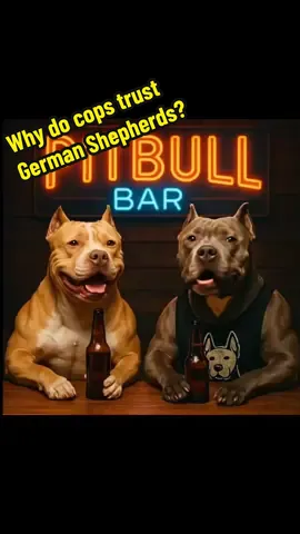 Why do cops trust German Shepherds? #pitbulls #pitbulllove #pitbulldogs #pitbullpuppy #pitbullmom 