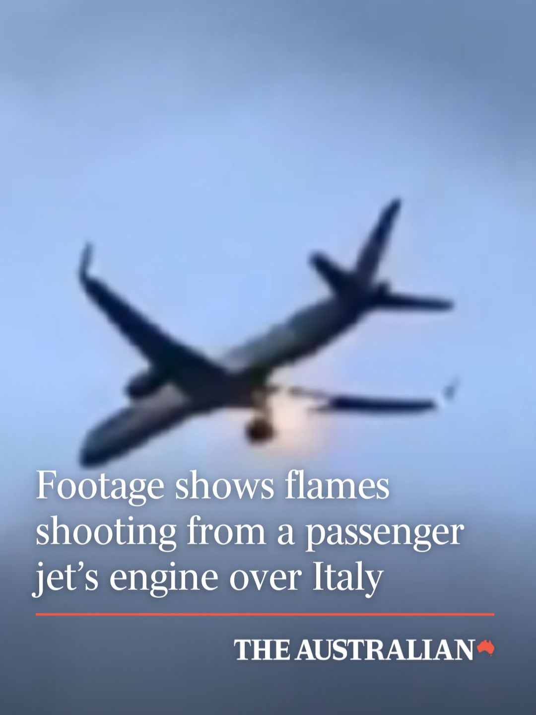 A Condor Airlines flight was forced to make an emergency landing in Italy after the plane’s engine burst into flames shortly after takeoff — prompting one terrified passenger to send out “goodbye texts” to loved ones. The Boeing 757 carrying 273 passengers and eight crew members had taken off from Corfu, Greece, and was travelling to Dusseldorf, Germany, when it experienced a turbine airflow disruption at an altitude of approximately 36,000 feet. The flight made an emergency landing at Brindisi Airport in southern Italy at 8:15pm local time (about 4.15am Sunday AEST), just 40 minutes after it had taken off, according to FlightRadar24. A spokesperson for the German airline said the malfunction was caused by a chemical reaction that happened inside the combustion chamber. #aviation