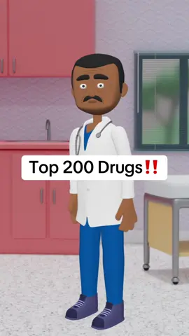 Top 200 drugs! Comment below! #pharmacy #health #education 