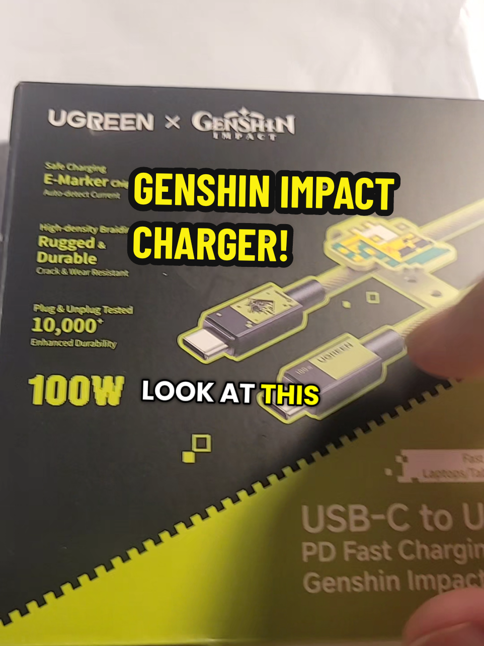Love This Charger 🔥 #genshininpact #gaming #usbcharger #tiktokshop 