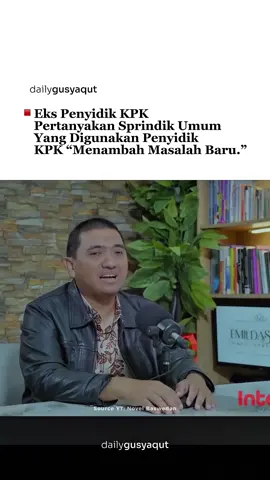 Eks penyidik KPK ini bingung atas keanehan dan kejanggalan perihal kasus kuota haji. #SahabatGusYaqut #GusYaqut #KamiBersamaGusYaqut #Haji2024 #SahabatSelamanya