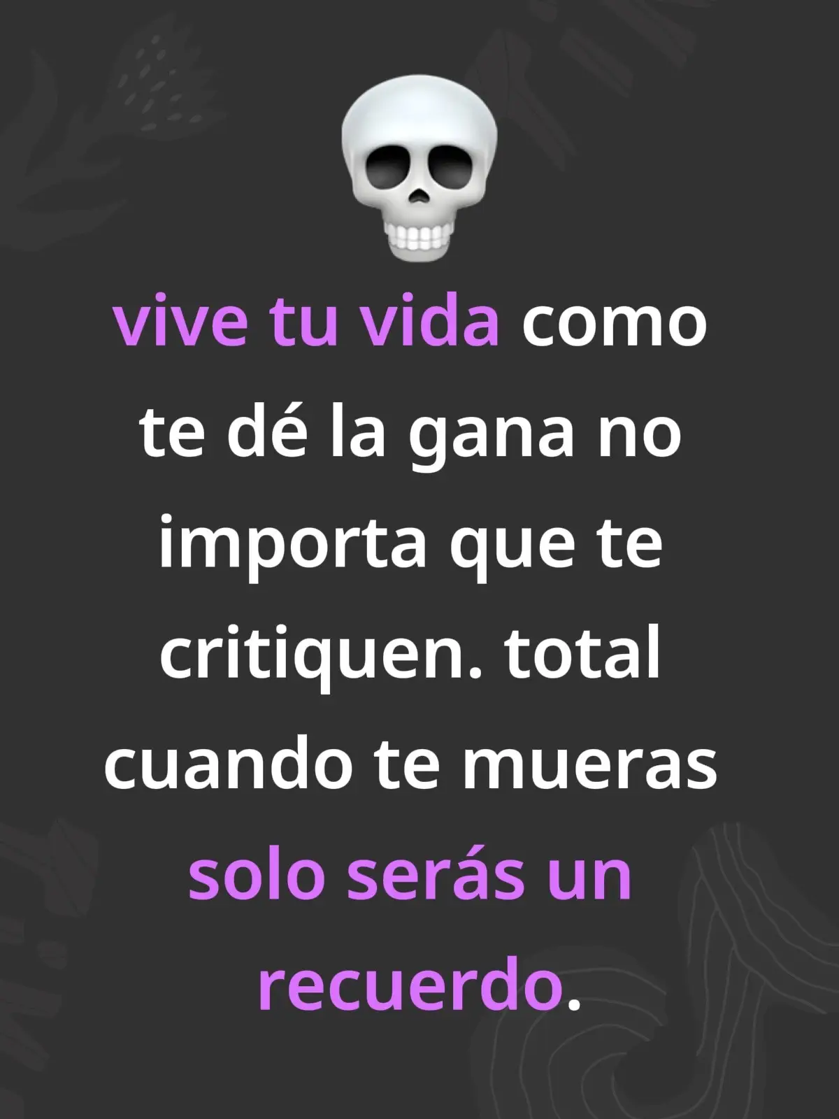 te da miedo hacer lo que te gusta?