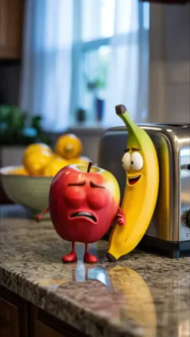 Talking Fruits & Veggies Expose Storage Mistakes! Your kitchen favorites have something to say! 🍓 A strawberry suffocating in a box, 🍎 an apple aging too fast next to bananas, and 🥒 a cucumber wilting on the counter—each one reveals the right way to store them fresh. Fun, cartoon-style tips that make food storage simple and unforgettable! #KitchenHacks #foodstorage #foodfacts #secrets #recipes 