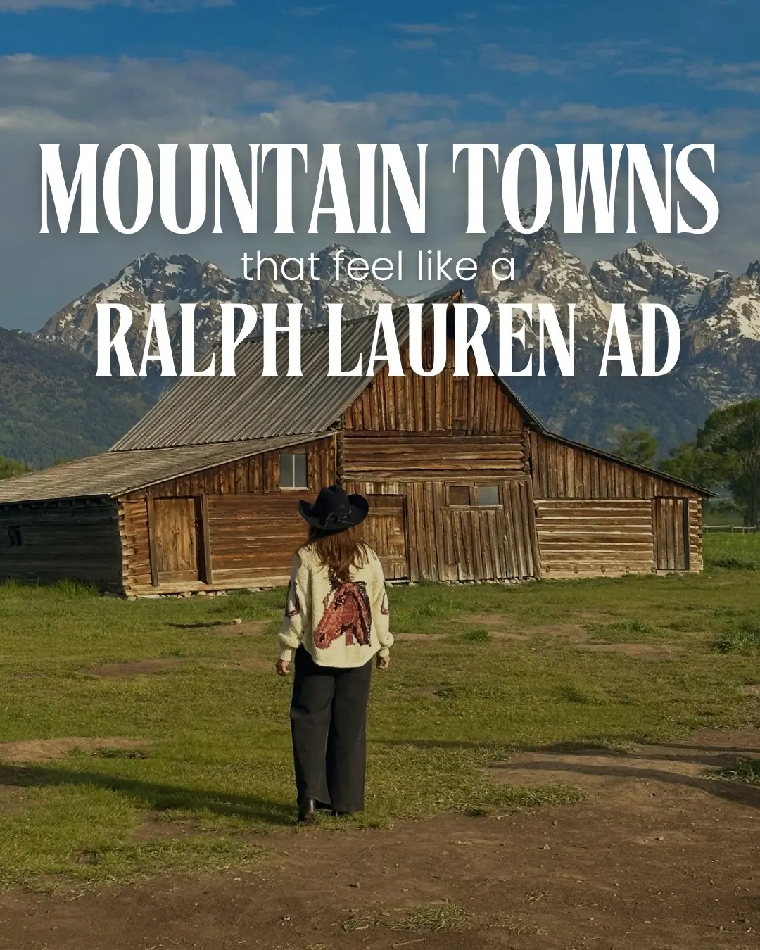 Mountain Towns and Ralph Lauren #mountainvibes #ralphlaurenaesthetic #mountaintown 