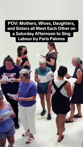 Our first Maine Music Collective One Day Chorus Performance started with Labour by @Paris Paloma - a chorus of mothers, wives, daughters, sisters, and friends, spanning generations, raising their voices together. We sang for the work that often goes unseen. For the strength it takes to hold things together. For the women who show up, day after day. We couldn’t think of a more fitting song to sing for our first One Day Chorus. This song is more than music - it is a shared moment of power and presence. To everyone who joined us: thank you. You made this something we’ll never forget. Full performance is on our YouTube channel! ✨ Up next: Our One Day Chorus returns Saturday 11/1 from 2-5 PM, singing Lux Aurumque by none other than @Eric Whitacre! This is a full SATB chorus - open to all, no experience needed. Register at mainemusiccollective.com #Labour #Music #FYP #Maine #Chorus 