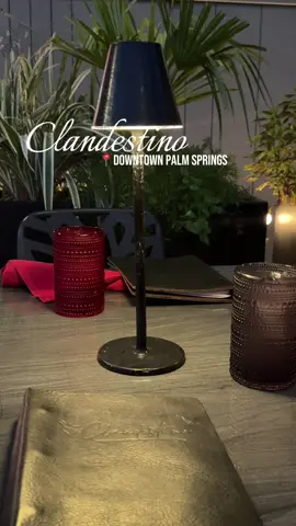 dinner at Clandestinos✨🌴🍽️ #palmsprings #clandestino #dinner #downtown #fypシ 