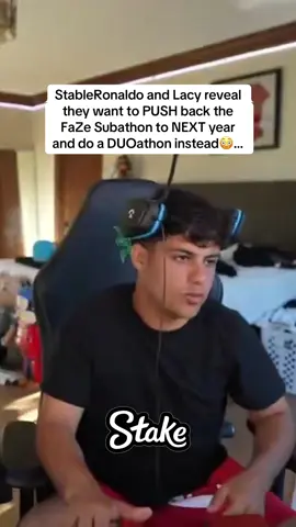 StableRonaldo and Lacy reveal they want to PUSH back the FaZe Subathon to NEXT year and do a DUOathon instead😳… #stableronaldo #lacy #faze 