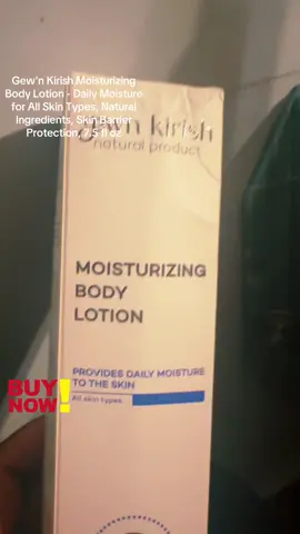 #Gew'n Kirish Moisturizing Body Lotion - Daily Moisture for All Skin Types, Natural Ingredients, Skin Barrier Protection, 7.5 fl oz